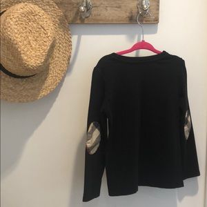 Burberry Black Long Sleeve Top
